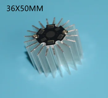 36mm X 50mm LED soğutucu radyatör alüminyum 1W 3W 5W ısı emici radyatör ev lambası radyatör Değiştirilebilir