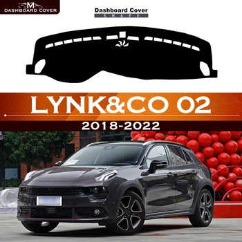LYNK & CO 02 2018-2022 Araba Dashboard Önlemek ışıklı çerçeve Enstrüman Platformu masası kapağı Deri Kaymaz Mat Aksesuarları