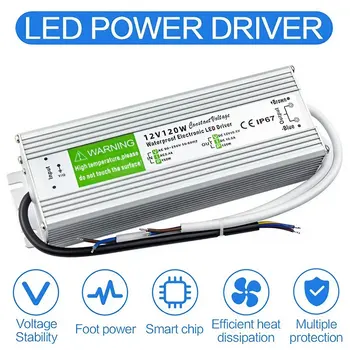 Yüksek Performanslı Su Geçirmez LED Güç Sürücüsü Kararlı Güç Kaynağı Dayanıklı ve Güvenilir 1 ADET