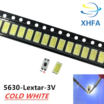 1000 ADET Lextar 5630 SMD LED Aydınlatmalı LED 5730 0.5 W 3V PLCC-4 Soğuk beyaz LCD Arka TV STWRK141E PT56Z03 V2
