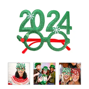 Parti gözlük Xmas gözlük dekor çerçeveler sahne Noel fotoğraf dekoratif için