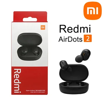 Orijinal Xiaomi Redmi Airdots 2 Kulakiçi Gerçek Kablosuz Kulaklık Gürültü Azaltma mikrofonlu kulaklık Fone Bluetooth TWS Kulaklıklar