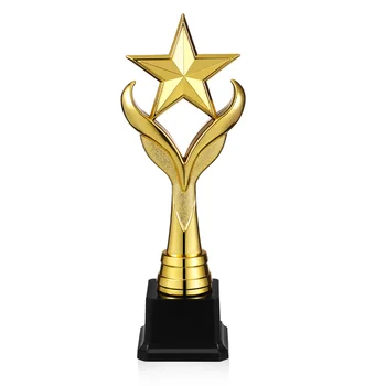 Yıldız Trophy Altın Ödülü Trophy Kazanan Trophy Dekoratif Trophy Modeli Parti Favor