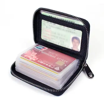 20 Kilitler kart tutucu s PU İş Bankası Kredi Otobüs kimlik kartı tutucu Kapak bozuk para kesesi Anti Demanyetizasyon Cüzdan çanta düzenleyici