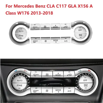 Mercedes Benz CLA için C117 GLA X156 Bir Sınıf W176 2013-2018 Araba Merkezi Kontrol Klima Düğmesi Etiket
