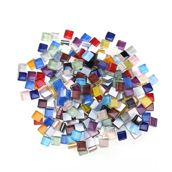 10mm 200g Karışık Mozaik Fayans El Sanatları için Kristal Mozaik Malzemeleri (On Renk)