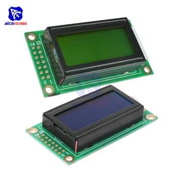 diymore 0802LCD 8 * 2 Karakter LCD Ekran Arka Modülü LCM Arduino Ahududu Pi için