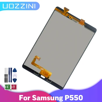 Samsung GALAXY Tab için Bir 9.7 SM-P550 P550 dokunmatik ekranlı sayısallaştırıcı grup Tablet LCD samsung için yedek P550 OEM Ekran