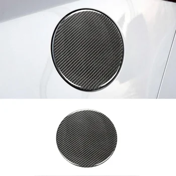 Mazda 3 Axela 2014-2019 için Araba Dış Yağ Yakıt kapatma başlığı Trim Sticker Trim Oto Aksesuarları Dekorasyon Karbon Fiber