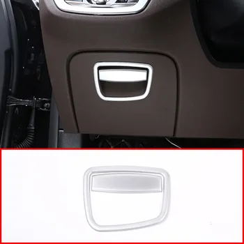 ABS Krom havasız ortam kabini Anahtarı Sequins düğme kapağı Trim İçin BMW 5 Serisi G30 2017-2018 Araba Aksesuarları