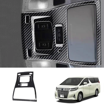 Araba Okuma Lambası Dekorasyon Çerçeve Okuma İşık Standı Araba Çatı Okuma Lambası Trim Toyota Alphard 2015 İçin 2020 Vellfire