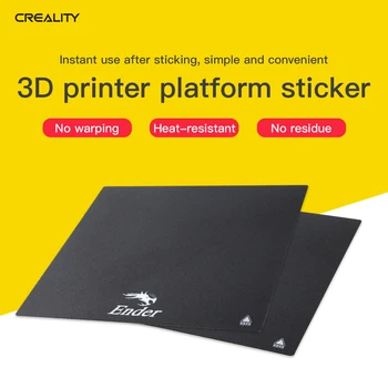 CREALITY 3D Orijinal Siyah Yapı Yüzey 3M Sticker İle 3D Yazıcı ısıtmalı yatak çarşafı Kağıt Creality Ender-3 235 * 235mm