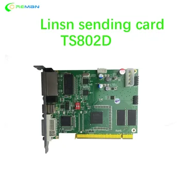 En çok satan LİNSN gönderme kartı TS802D tam renkli video led'li ekran parçaları kontrol sistemi