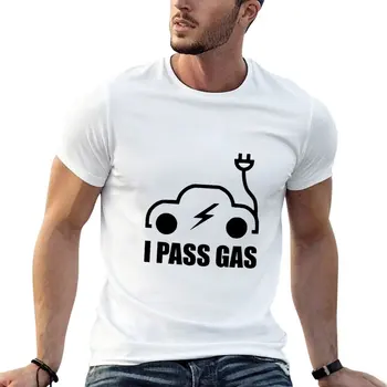 Elektrikli Araç Sürücüsü Geçmek Gaz komik tişört kore moda kısa tişört grafik t shirt erkek giyim