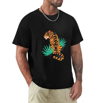 Kaplan yaprakları ile T-Shirt oversizeds düz slim fit t shirt erkekler için
