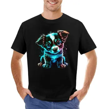 Sevimli köpek yavrusu T-Shirt tees tops t gömlek adam erkek t gömlek