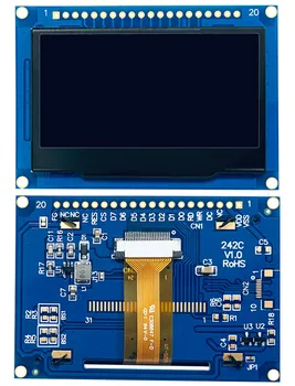 2.42 inç 20PIN SPI Sarı / Beyaz / Yeşil / Mavi OLED Modülü SSD1309 Sürücü IC 128 * 64 Paralel / I2C Arayüzü
