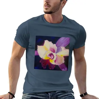 Menekşe Orkide T-Shirt komik t shirt hippi giyim spor fan t-shirt erkek t shirt