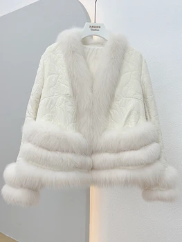 2023 Kadın Giyim Moda kürk kalınlaşmış sıcak ceket Sonbahar Kış Yeni 1217