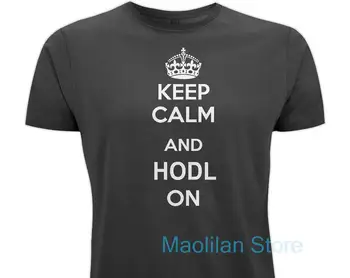 Bitcoin Hodl t-shirt (bitcoin yatırım stratejisi) T Gömlek pamuk rahat Erkekler t gömlek kadın tee gömlek tops