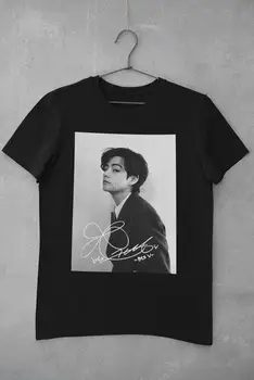 Taehyung T-shirt V Gömlek Vintage Kore Kpop Hayranları Hediye Kpop Gömlek Unisex T-shirt