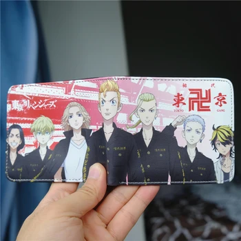 Anime Tokyo Revengers Rindo Ken Mitsuya Matsuno Cüzdan Katlanır fermuarlı cüzdan Para Çantası Cep kart tutucu Kız Erkek Hediye
