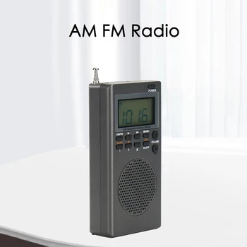 FM Radyo Dijital Taşınabilir Stereo Hoparlör MP3 Ses Çalar Yüksek Sadakat Ses Kalitesi Radyo