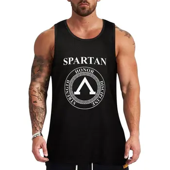 Yeni Spartan Kalkanı Erdemleri Sparta Klasik Yunanistan Tank Top Erkek giysileri spor salonu için en çok satan ürünler