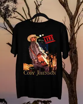 Yeni Cody Johnson Band Gömlek Hediye Fan Siyah Pamuk Tüm Boyut S 3XL T-Shirt