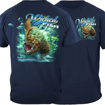 Buck Kuyruk Fluke Cazibesi Komik Balıkçılık Severler Anglers Hediye T-Shirt %100 % Pamuk O-Boyun Kısa Kollu Rahat erkek tişört Boyutu S-3XL