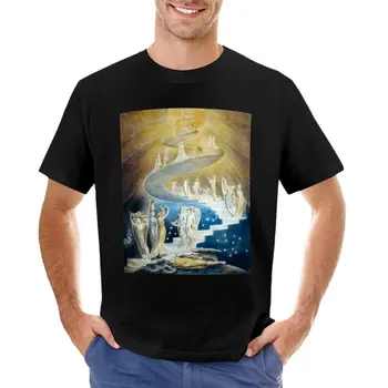 Jacobs Merdiven William Blake T-Shirt yeni baskı artı boyutları kore moda çabuk kuruyan komik t shirt erkekler için