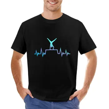 Kopie von Kopie von Kopie von Jimnastik Kalp Atışı EKG T-Shirt özel t shirt anime elbise erkek uzun boylu t shirt