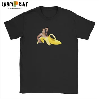 Nicolas Kafesi Bir Muz T Shirt Erkek %100 % Pamuk Komik T-Shirt Crewneck Tees Kısa Kollu Elbise Hediye Fikri
