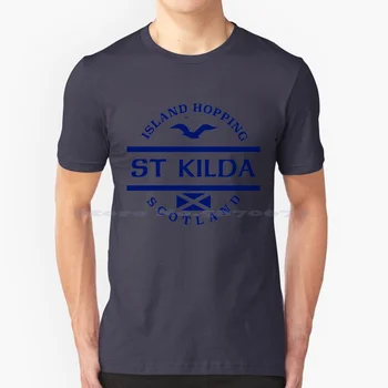 St Kilda, iskoç Adaları T Gömlek %100 % Pamuk Tee Dış Hebrides Unesco Dünya Mirası Unesco Sitesi İskoç Adaları