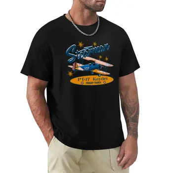 Stearman PT-17 Kayıt T-Shirt oversizeds ter erkek t shirt paketi
