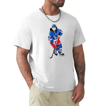 Mika Zibanejad # 93 Paten Puck T-Shirt oversizeds erkek hayvan baskı gümrük erkek büyük ve uzun boylu t shirt