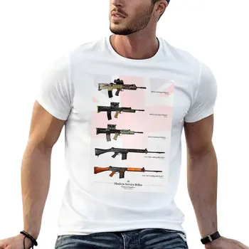 Hizmet Tüfekler Birleşik Krallık T-Shirt t-shirt erkek erkek beyaz t shirt gömlek grafik tees T-Shirt erkekler için pamuk