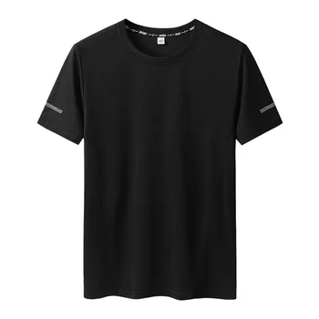 Moda Yeni T Shirt Erkek Yaz Rahat Erkek T Shirt Siyah Beyaz Temel Erkek T-Shirt Erkek Giyim Artı Boyutu 8XL 9XL