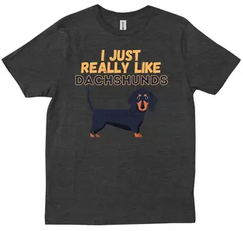 Dachshund Anne Sevimli Köpek En İyi Hediye Sevimli Doxie Anne Sahibi Kadın Hediyeler T-shirt