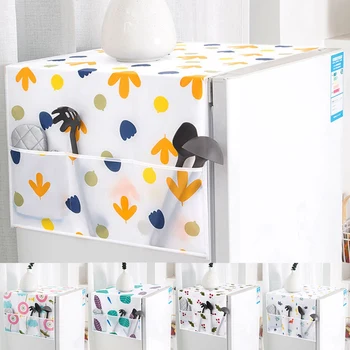 Ev Buzdolabı Anti-tozluk Çok Fonksiyonlu asılan saklama çantası Çamaşır Makinesi için Üst