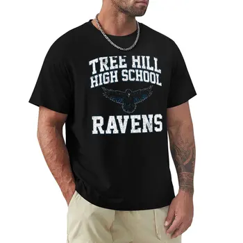 Tree Hill Yüksek Kuzgunlar T-Shirt gümrük erkek beyazlar grafik düz beyaz t shirt erkekler