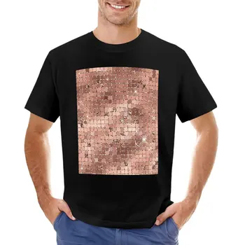 Gül Altın Glitter T-Shirt gömlek grafik tees Anime t-shirt düz siyah t shirt erkekler