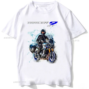 Tracer 9 GT Motosiklet 2023 Binici T-Shirt Yeni Summe erkek Kısa Kollu Moto Spor Erkek Casual Tees Serin Sürme Üstleri