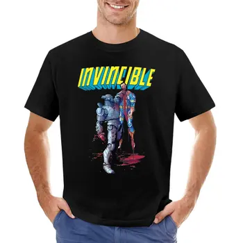 Robot Vs Ölümsüz T-Shirt yüce hayvan baskı erkek gömlek grafik tees t shirt erkekler için