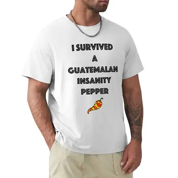 Guatemala Survivor T-Shirt erkek t shirt kazak vintage t shirt erkek grafik t-shirt büyük ve uzun boylu