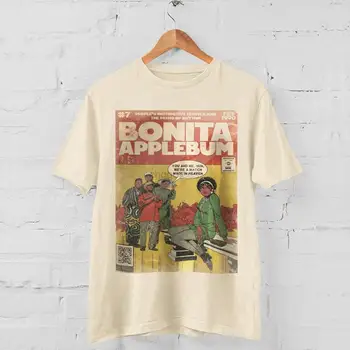 Bir Kabile Denilen Görev Bonita Applebum Gömlek Vintage Hip Hop 90s Retro Grafik Tee Komik Rap Streetwear Hediyeler Unisex T-Shirt