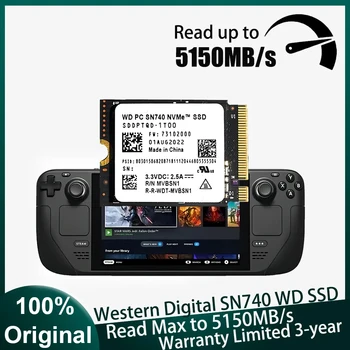 YENİ Batı Dijital WD SN740 2TB Dahili SSD M. 2 2230 NVMe PCIe 4.0x4 Sıralı Okuma 5150 mb/s Tablet bilgisayar masaüstü Rog Müttefik