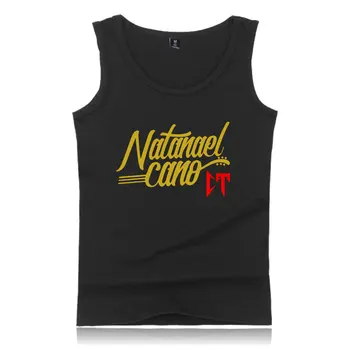 Natanael Cano CT Corridos Tumbados Omuz kesim yelek Erkek ve Kadın Kısa Kollu Komik T Shirt Unisex Harajuku Tops