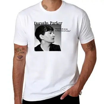 Yeni Dorothy Parker Portre-On Ton T-Shirt yüce t gömlek vintage giyim erkekler egzersiz gömlek