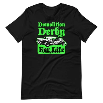 Yıkım Derby Yaşam İçin Yıkım Derby Gömlek T Shirt Tee Unisex